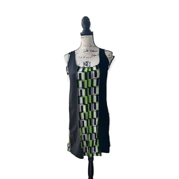 Punkautomatic NYC one of a kind geometric dress - Picture 1 of 4